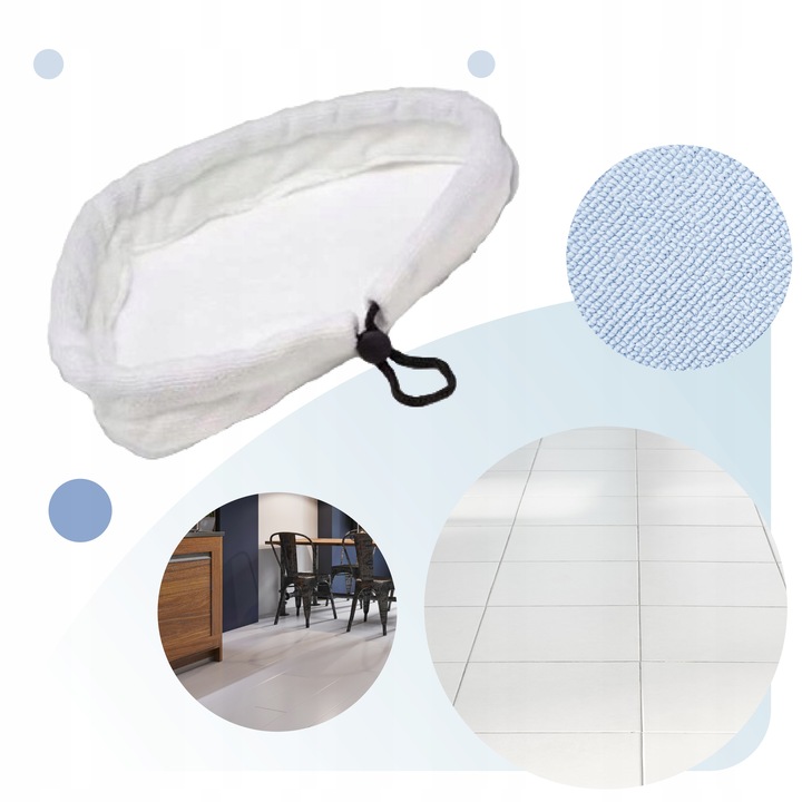 1x NAKŁADKA Z MIKROFIBRY DO MOPA PAROWEGO H2O ADLER SILVERCREST JAKOŚĆ