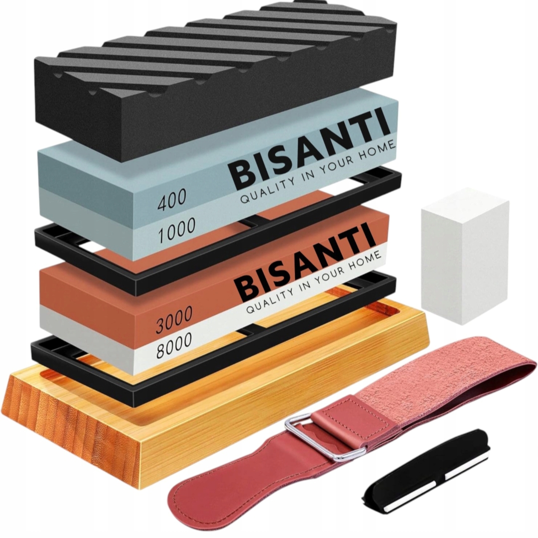 KAMIEŃ WODNY OSEŁKA OSTRZAŁKA DO NOŻY KUCHENNYCH 4000/1000/3000/8000