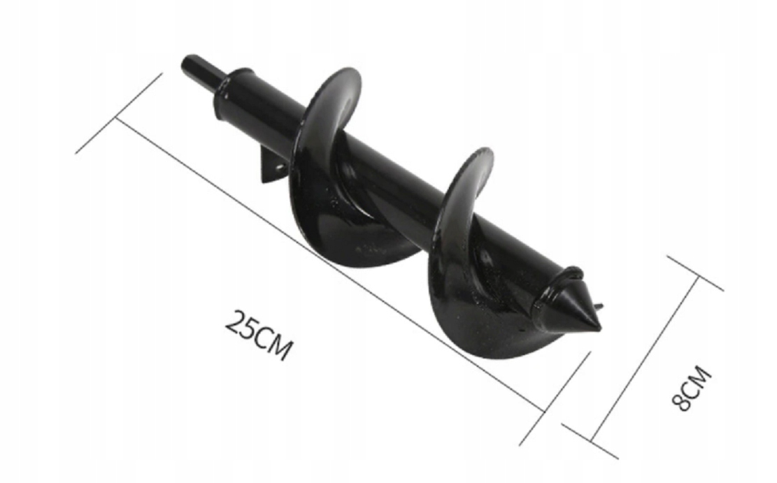 WIERTŁO ŚWIDER OGRODNICZY SADZARKA DO ZIEMI 8x30cm 8/30