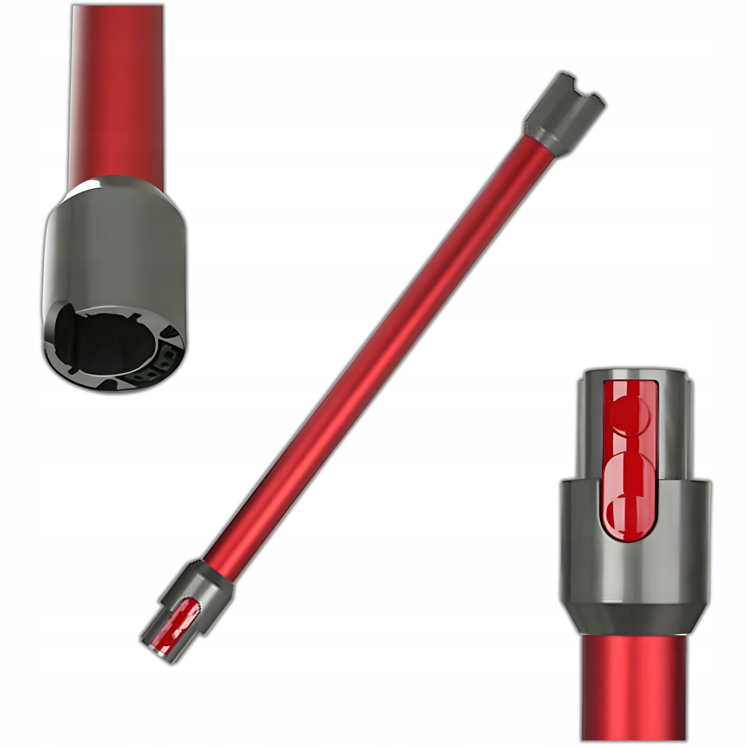 Rura do odkurzacza wysuwana Dyson V7 V8 V10 V11 72 cm Czerwony + GRATIS 3