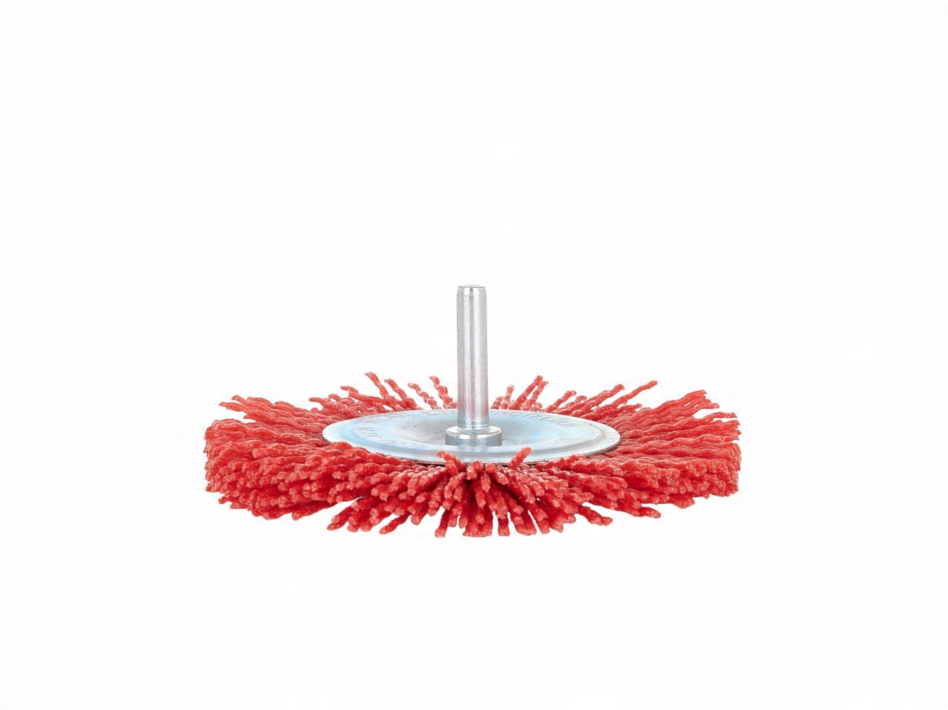 SZCZOTKA NA WIERTARKĘ NYLONOWA TARCZOWA DO DREWNA METAL 100mm ULTRA QUALITY 8