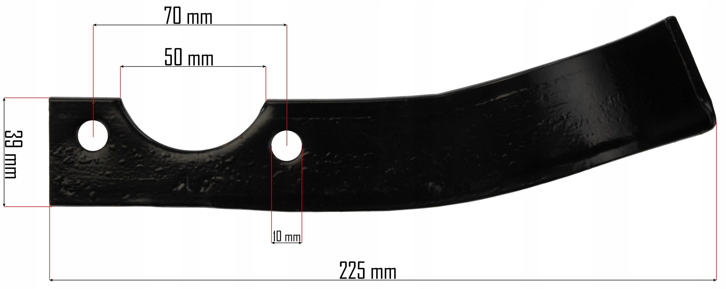 Nóże do glebogryzarki (Prawe+Lewe) (para) 225 mm