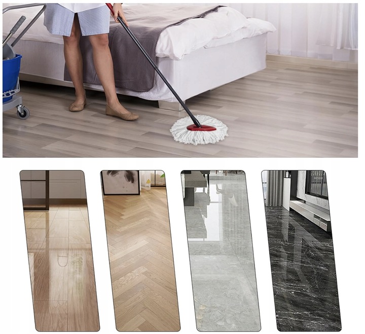 9 X WKŁAD DO MOPA VILEDA EASY WRING CLEAN TURBO OBROTOWEGO ULTRA CHŁONNE