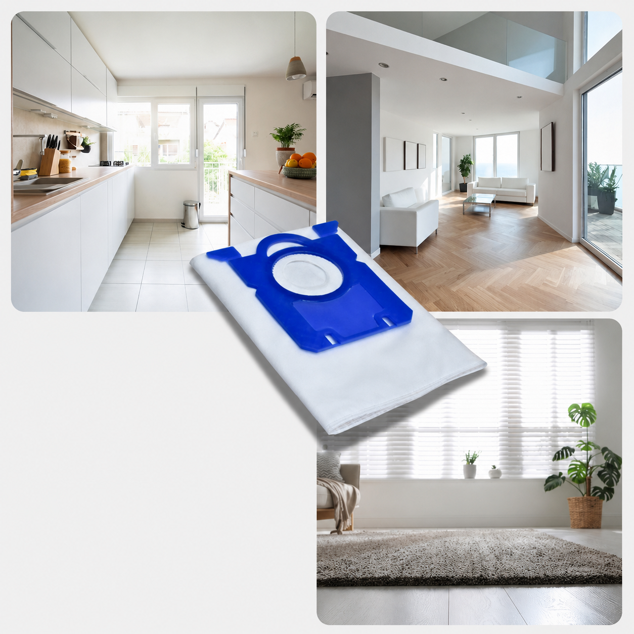 10x WORKI DO ODKURZACZA ELEKTROLUX PHILIPS BAG ELECTROLUX ZAMIENNIK + FILTR - miniatura 10