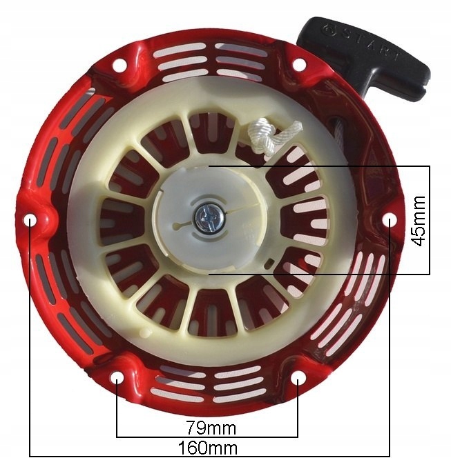 STARTER SZARPAK ROZRUSZNIK HONDA GX120 GX160 GX200 PLASTIKOWE ZABIERAKI