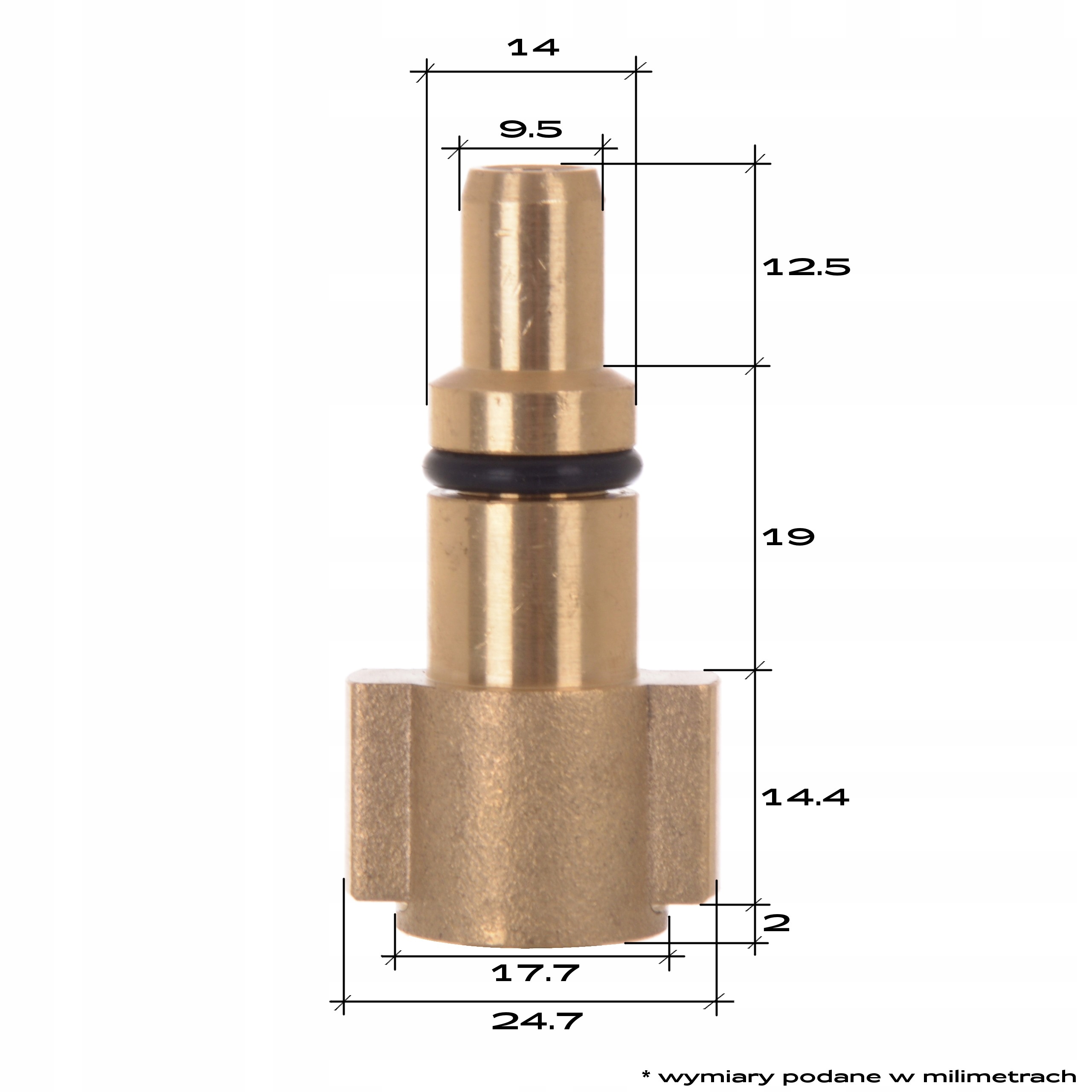 Adapter pistoletu PARKSIDE LAVOR do połączenia akcesoriów myjki KARCHER K 4