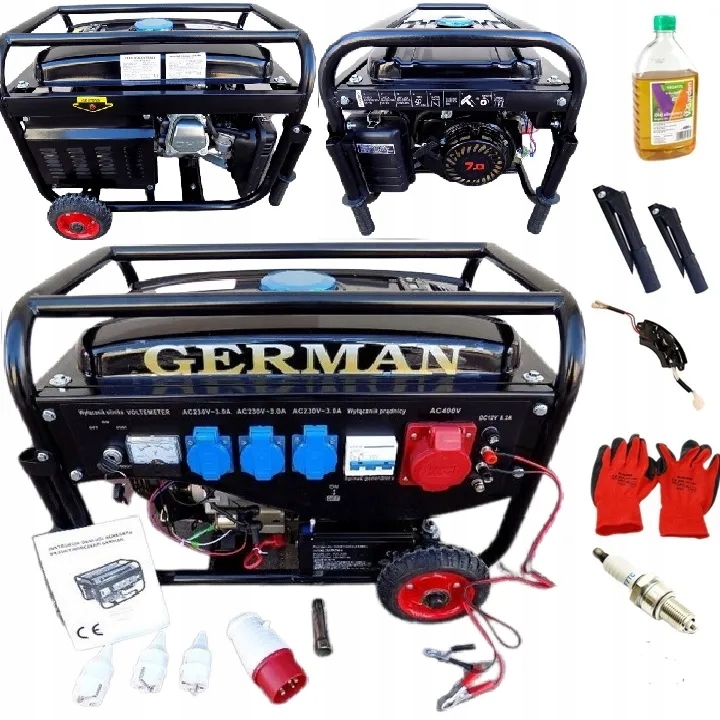 Agregat prądotwórczy E-START 2900W 3,63kVA GERMAN +GRATISY+AVR+OLEJ MIEDŹ G