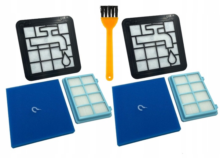 2x Zestaw Filtrów FC8010/02 Philips FC9333/09