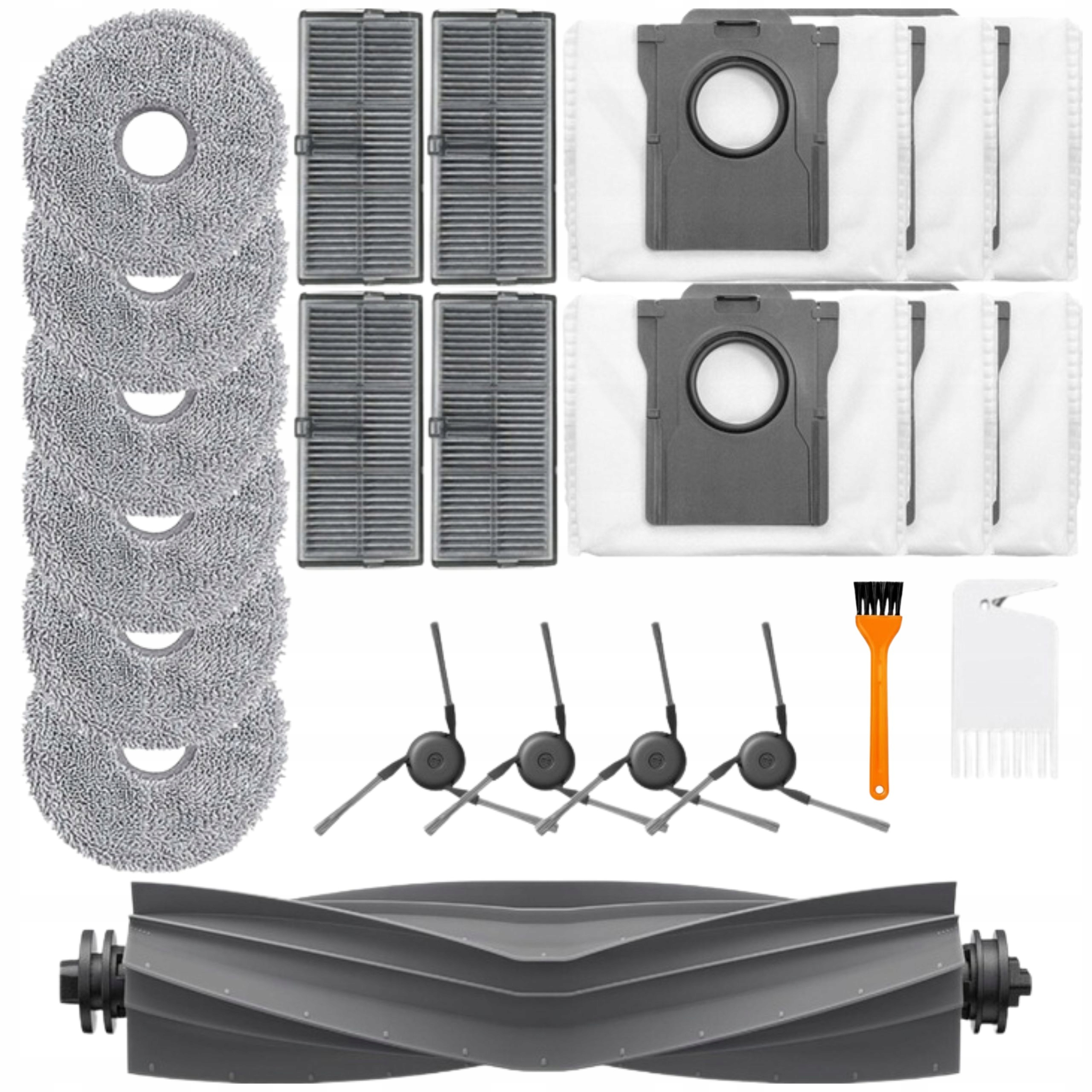 DUŻY zestaw do Dreame X40 L40 MOVA P10 PRO ULTRA worki mopy filtry szczotki