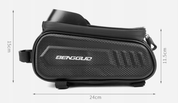 DUŻA SAKWA NA ROWER TORBA UCHWYT CASE ETUI NA TELEFON DOTYKOWA POKROWIEC 4