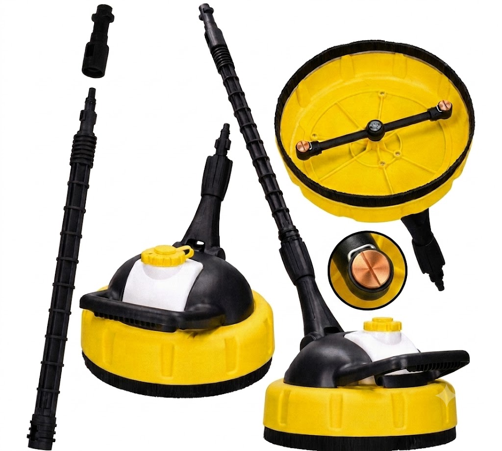 SZCZOTKA T-RACER Z DOZOWNIKIEM KOSTKI DO KARCHER K2 K3 K4 K5 K6 K7 +DYSZE