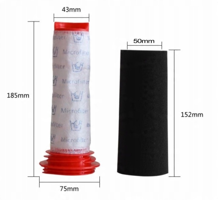 4x FILTR zestawy do BOSCH ATHLET 00754176 00754175 + SZCZOTKA SUPER JAKOŚĆ