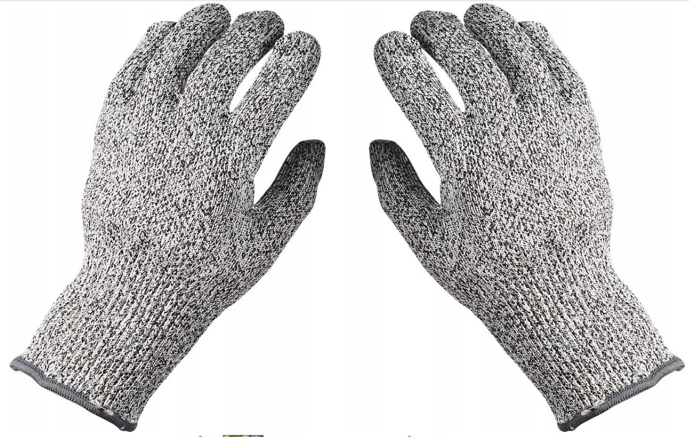 RĘKAWICE ANTYPRZECIĘCIOWE KUCHENNE DO OSTRZENIA NOŻY 5 POZIOM OCHRONY XL 8