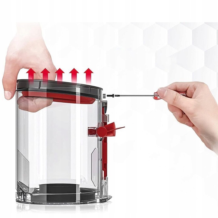 Uszczelka na pojemnik kurzu do Dyson V11 V15 SV14 SV15 + GRATIS 5