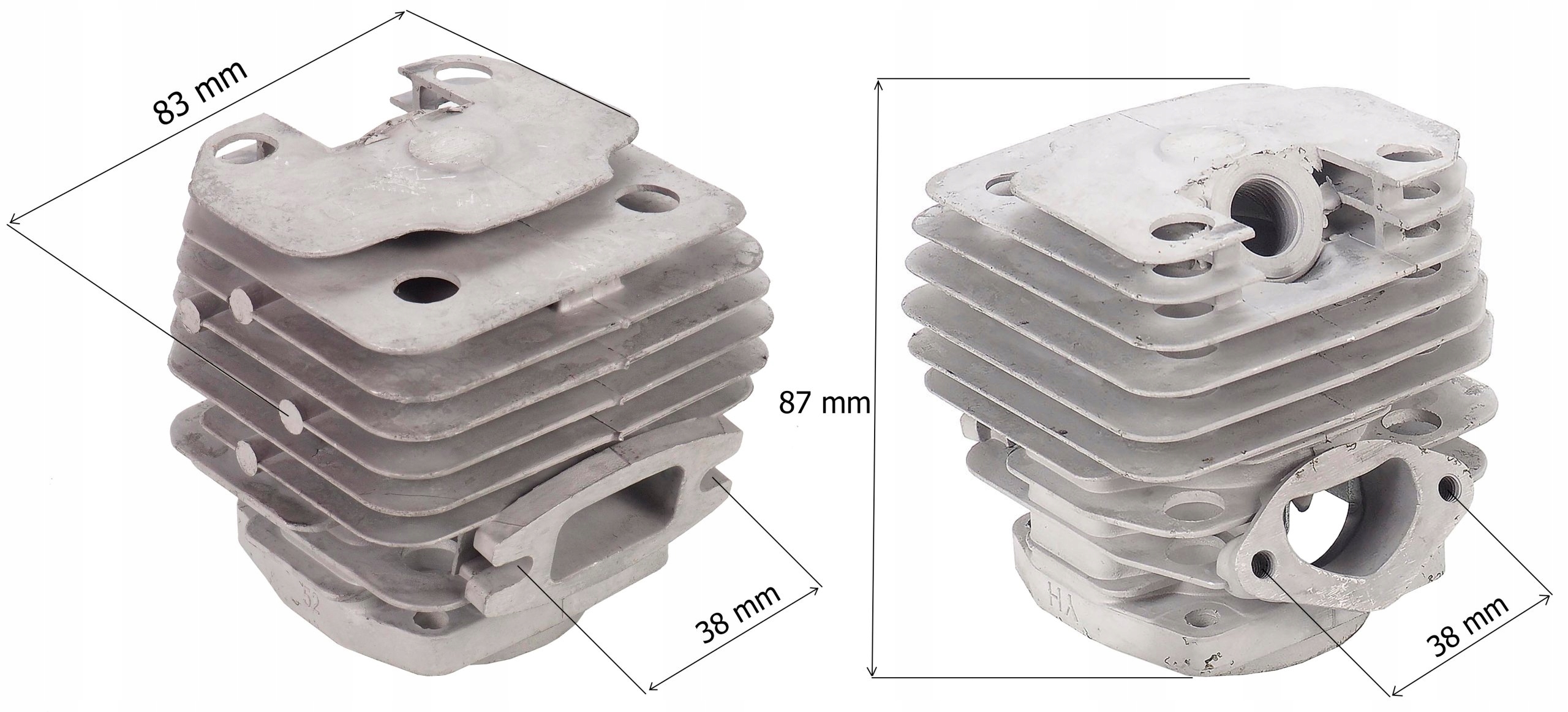 CYLINDER TŁOK KPL DO PIŁY PILARKI CHIŃSKIEJ NAC CS USZCZELKI ZESTAW MAX