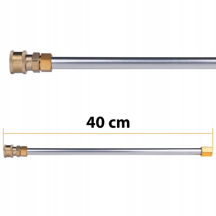 ZESTAW KOMPLET 7 LANC PRZEDŁUŻKA DO KARCHER LANCA 2,6M 1/4” ZAGIĘTA DYSZE 8