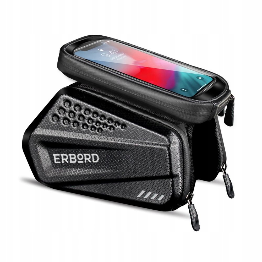 DUŻA SAKWA NA ROWER TORBA UCHWYT CASE ETUI NA TELEFON DOTYKOWA POKROWIEC 9