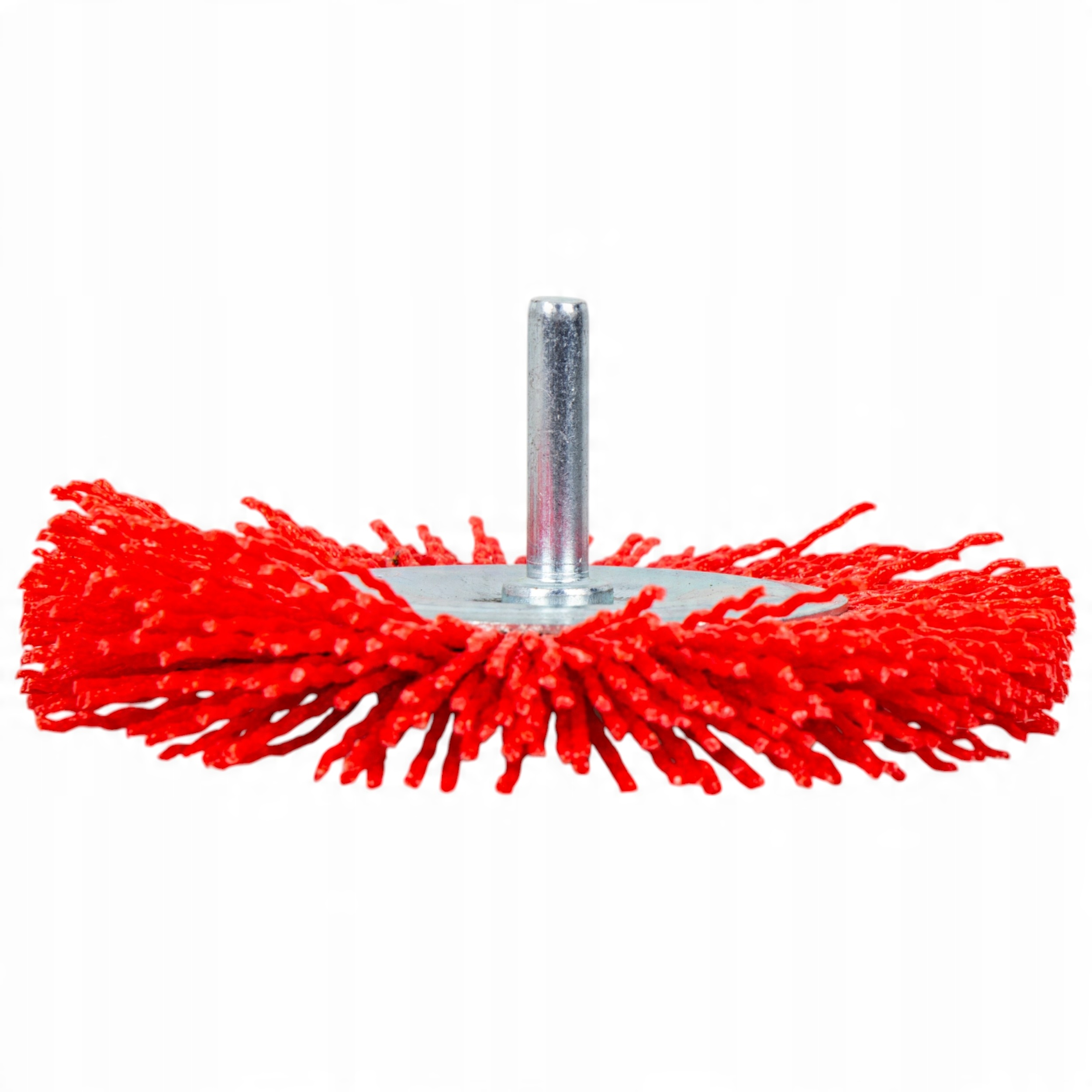 SZCZOTKA NA WIERTARKĘ NYLONOWA TARCZOWA DO DREWNA METAL 100mm ULTRA QUALITY 13