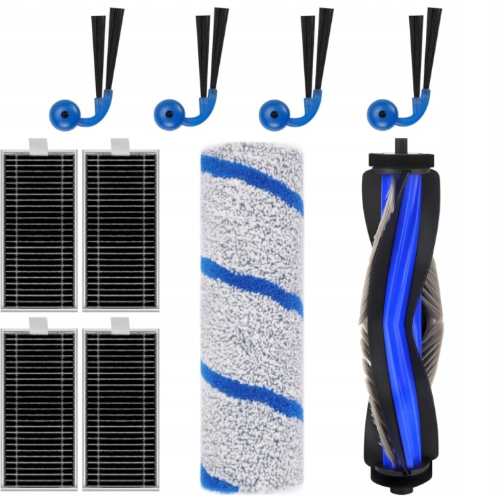 Zestaw szczotki filtry mop do ECOVACS DEEBOT X11 Pro OMNI X9 PRO T80S - miniatura 3