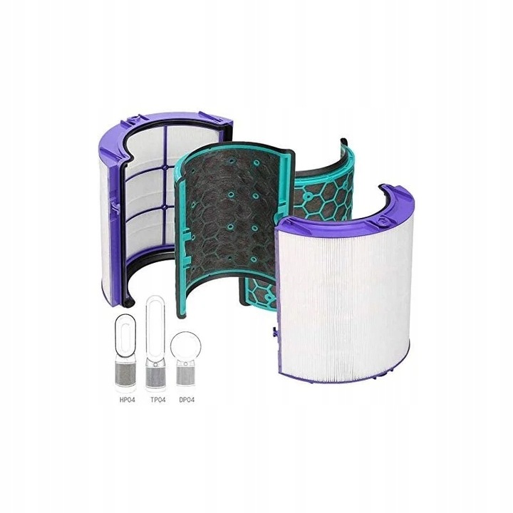 Filtry hepa węglowy do oczyszczacza Dyson Pure Cool TP04 DP04 Hot HP04 2