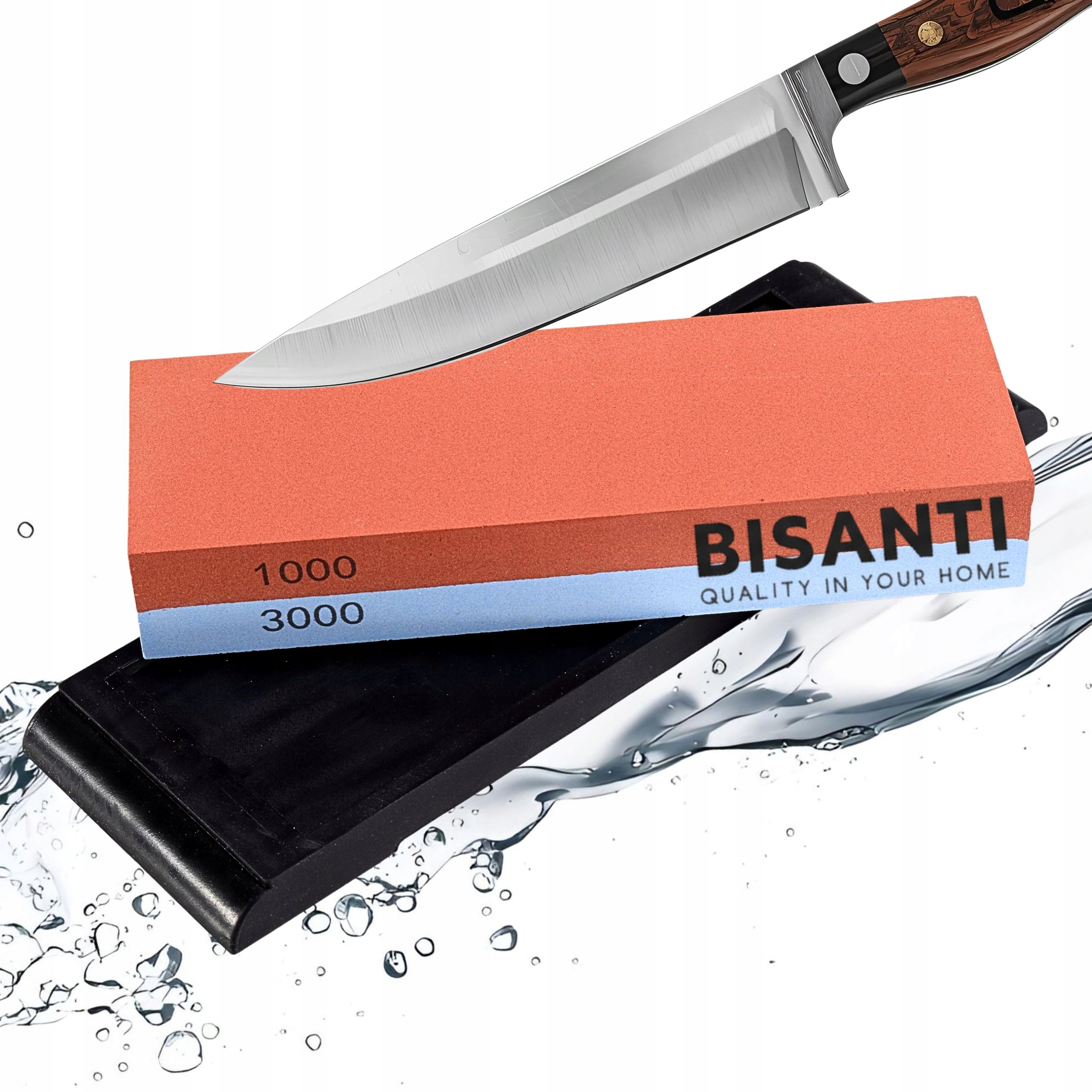 OSTRZAŁKA KAMIENNA OSEŁKA KAMIEŃ WODNY DO OSTRZENIA NOŻY GRADACJA 1000 3000