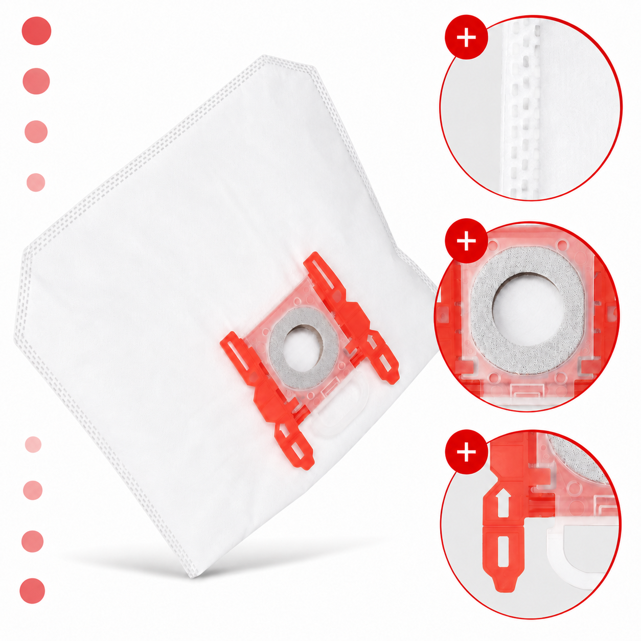 12x Worki do odkurzacza Bosch G ALL BBZ41FGALL Serie 2, 4, 6 GL30 GL45 - miniatura 7
