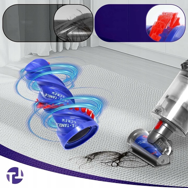 Głowica szczotki odkurzacza Turboszczotka Dyson V7 V8 V10 V11 V15 - miniatura 8