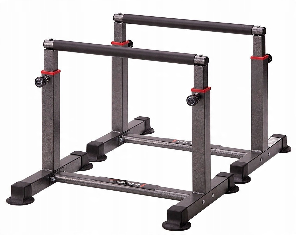 PORĘCZE TRENINGOWE WYSOKIE DO DIPÓW ĆWICZEŃ W DOMU TRENING POMPKI BICEPS AS