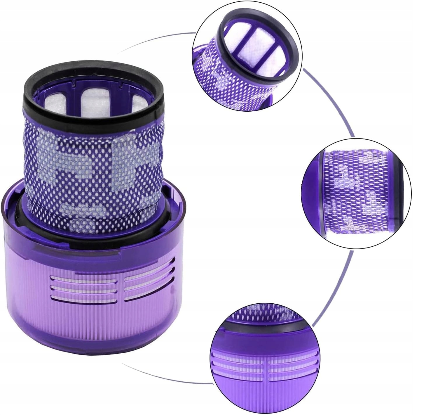 3x FILTR POWIETRZA ZMYWALNY DO DYSON V11 V15 Detect Absolute Animal Total - miniatura 10