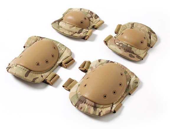 OCHRANIACZE WOJSKOWE TAKTYCZNE NA KOLANA ŁOKCIE ZIELONE MORO 5