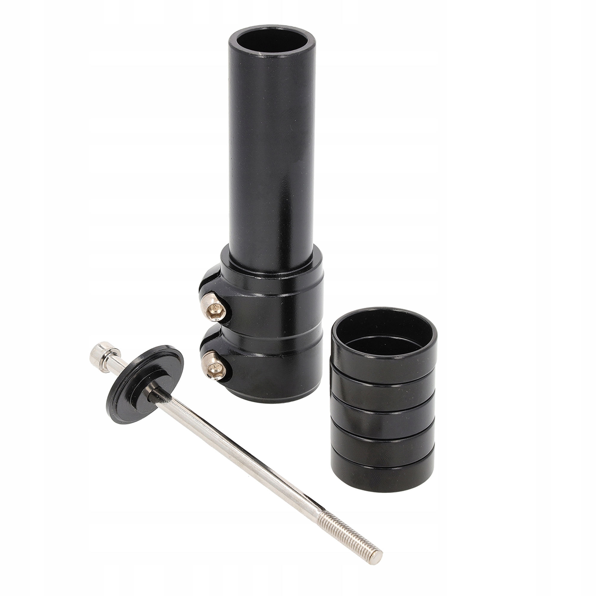 ADAPTER PRZEDŁUŻKA WSPORNIKA KIEROWNICY A-HEAD DO ROWERU PRZEDŁUŻACZ CZARNY 8