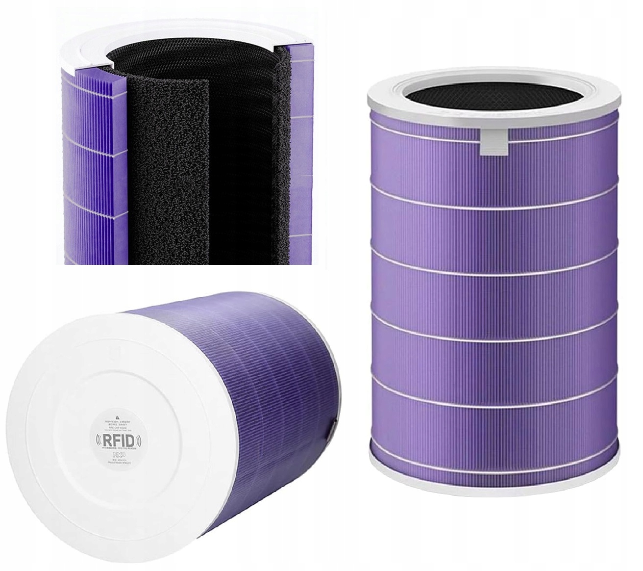 Filtr z rfid chip HEPA H13 do Xiaomi mi air purifier 2 2C 2H 3 3H 3C PRO /2