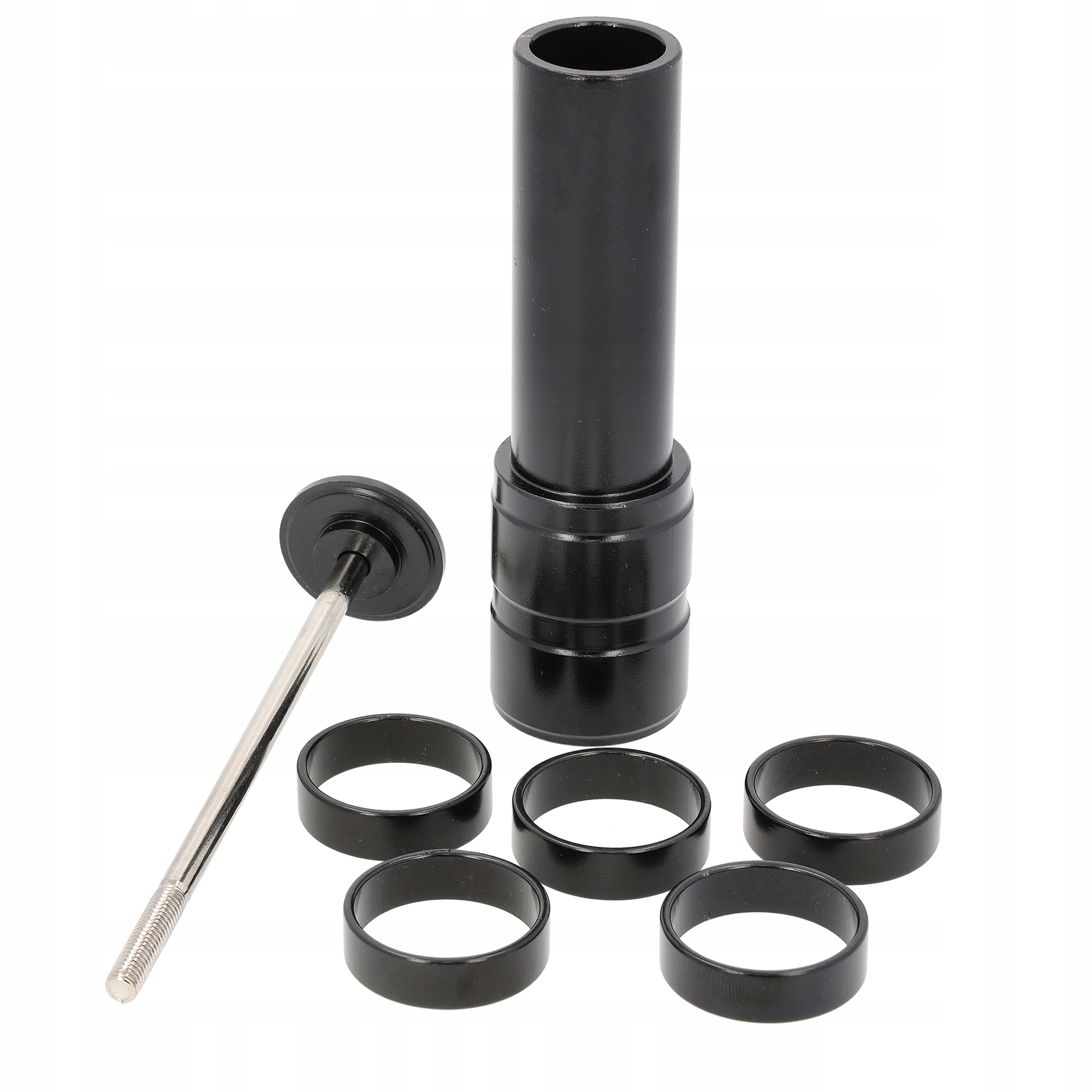 ADAPTER PRZEDŁUŻKA WSPORNIKA KIEROWNICY A-HEAD DO ROWERU PRZEDŁUŻACZ CZARNY 5