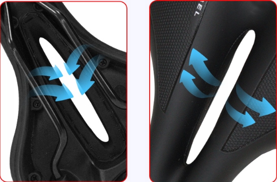 WYGODNE SIODEŁKO ROWEROWE SIODŁO SPORTOWE MIĘKKIE SPORTOWE WENTYLACJA 7