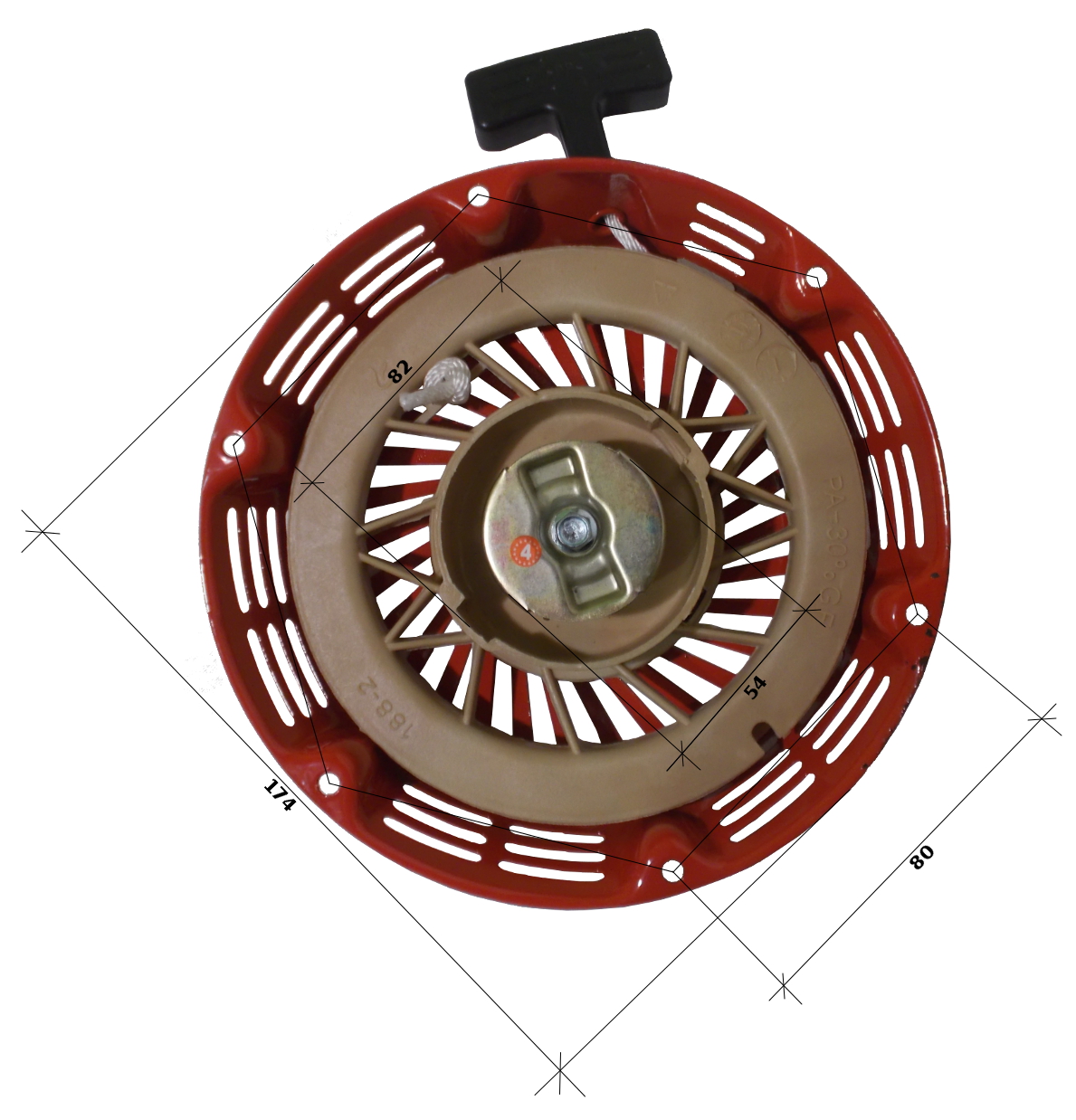 STARTER SZARPAK ROZRUSZNIK ROZRUCH HONDA GX120 GX160 GX200 168F