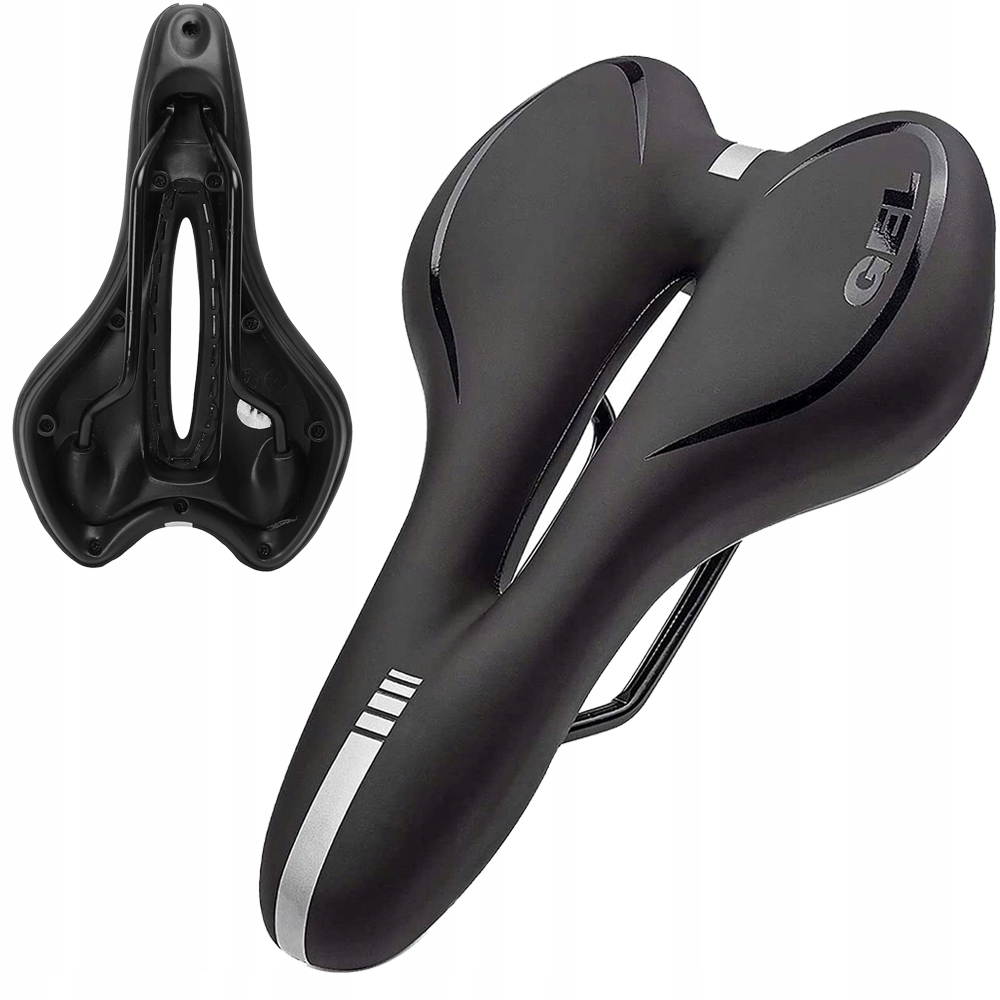 WYGODNE SIODEŁKO ROWEROWE SIODŁO SPORTOWE MIĘKKIE SPORTOWE WENTYLACJA 13