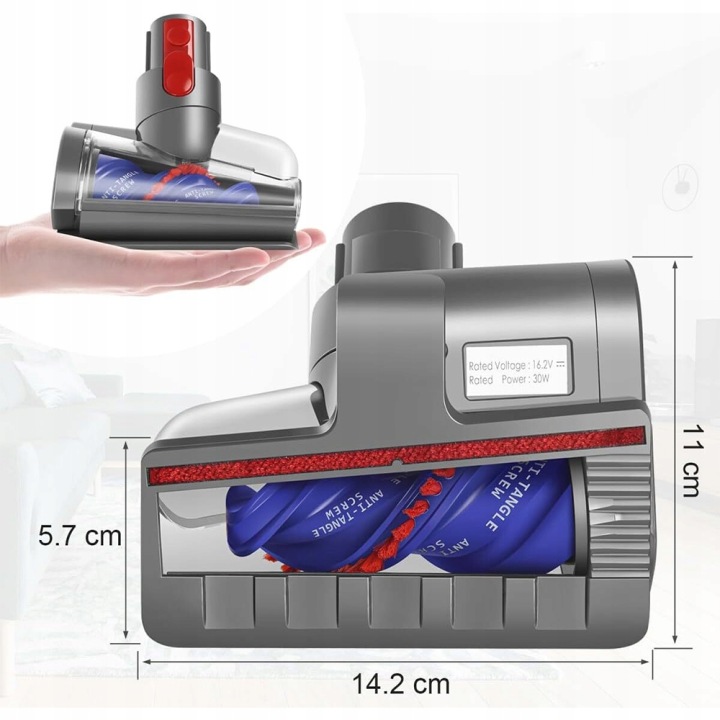 Głowica szczotki odkurzacza Turboszczotka Dyson V7 V8 V10 V11 V15 - miniatura 4