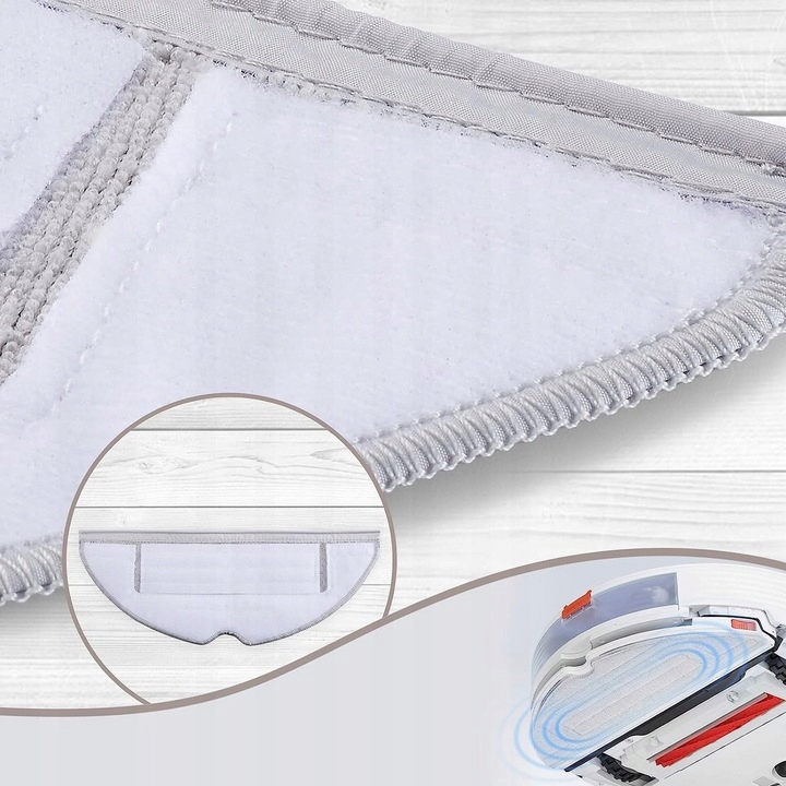 8x Mop ściereczki nakładki do Roborock S7 Maxv / S8 / S8 + / S8 Pro Ultra