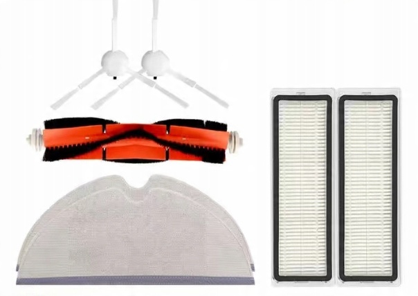 ZESTAW SZCZOTKI FILTRY DO XIAOMI MI Robot Vacuum 1 2 RoboRock S50 S60 S5 S6