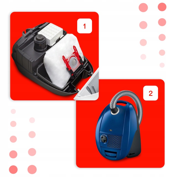 12x Worki do odkurzacza Bosch G ALL BBZ41FGALL Serie 2, 4, 6 GL30 GL45 - miniatura 9