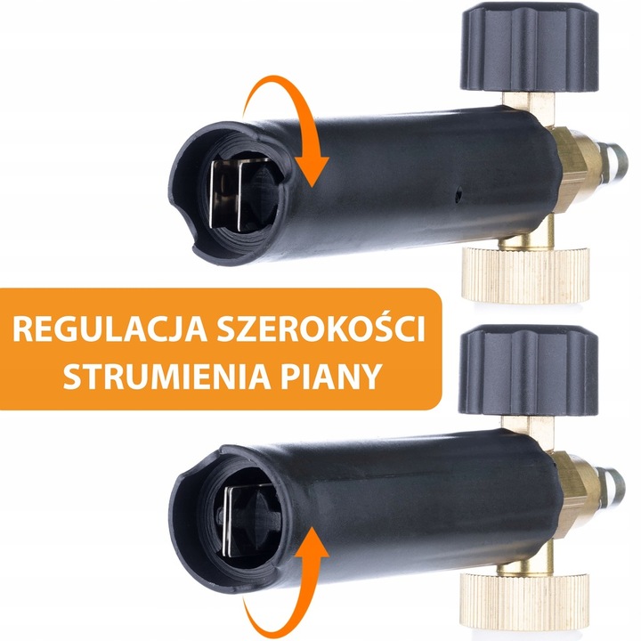 ZESTAW PISTOLET DO MYJKI CIŚNIENIOWEJ KARCHER 22MM 5X DYSZA PIANOWNICA 1L 15
