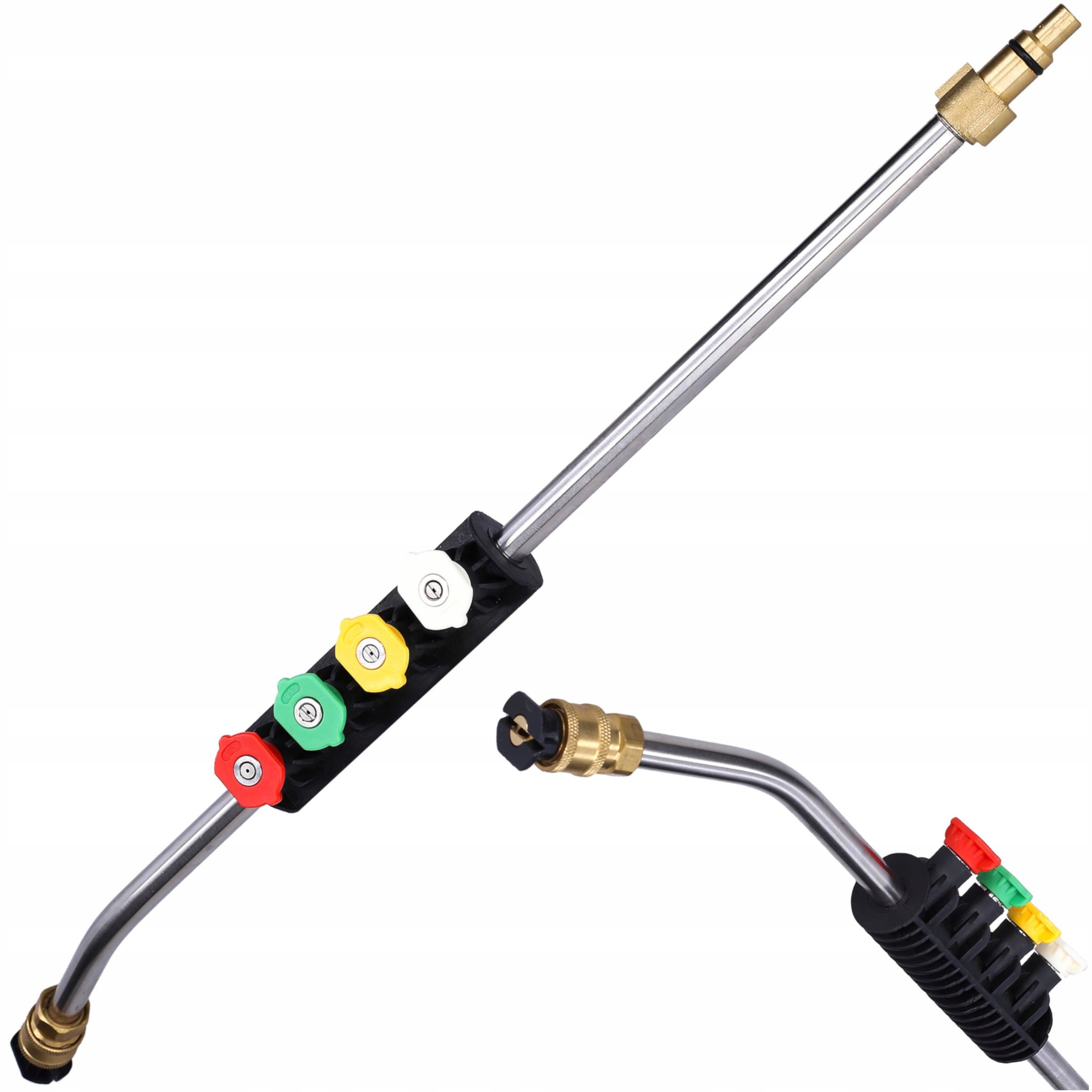 Zestaw lanca 15 stopni + komplet 5x dysz do myjki Parkside Lavor 4