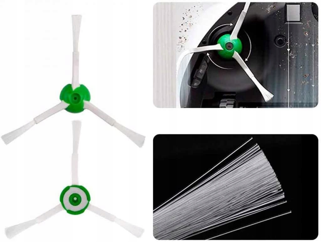 ZESTAW SZCZOTKI WAŁKI FILTRY iRobot Roomba J7 E4 E5 E6 E7 I3 I4 I5 I6 I7 I8