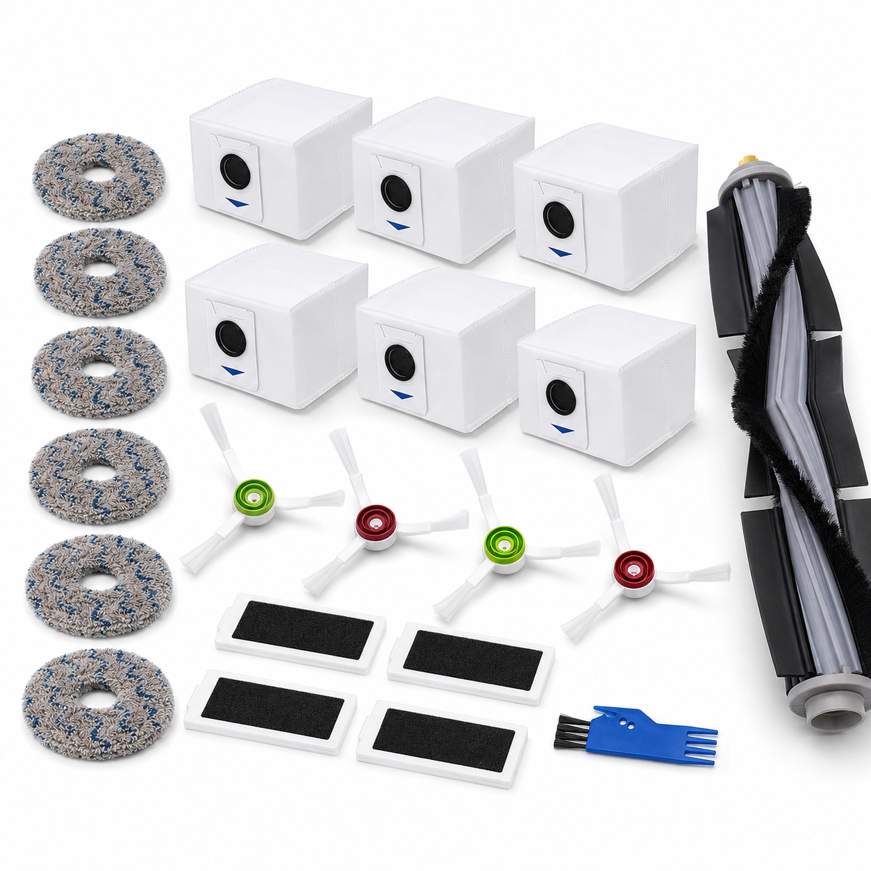 DUŻY ZESTAW do Ecovacs Deebot T20 Omni Pro worki mopy filtry szczotki worki - miniatura 2