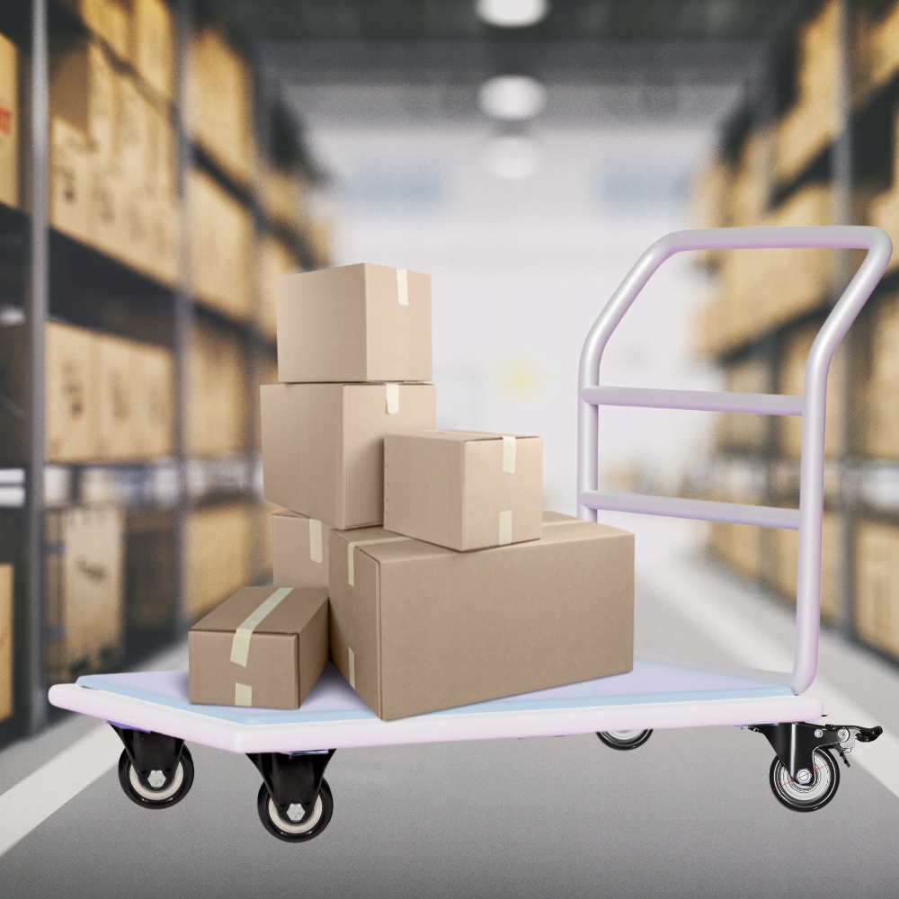 4X KÓŁKA OBROTOWE Z HAMULCEM 50 MM MOCNE KÓŁKA TRANSPORTOWE ZESTAW PVC - miniatura 8