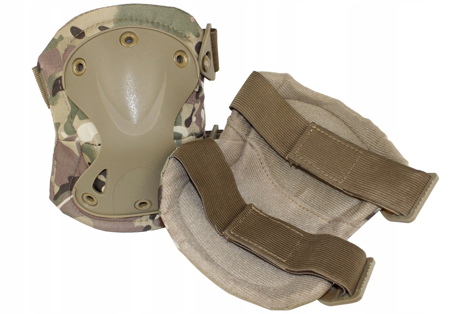 OCHRANIACZE WOJSKOWE TAKTYCZNE NA KOLANA ŁOKCIE ZIELONE MORO 14
