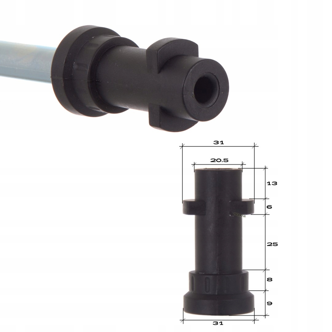 Lanca + KOMPLET dysz do myjki KARCHER K2 K3 K4 K5 K6 K7 na szybko złacze