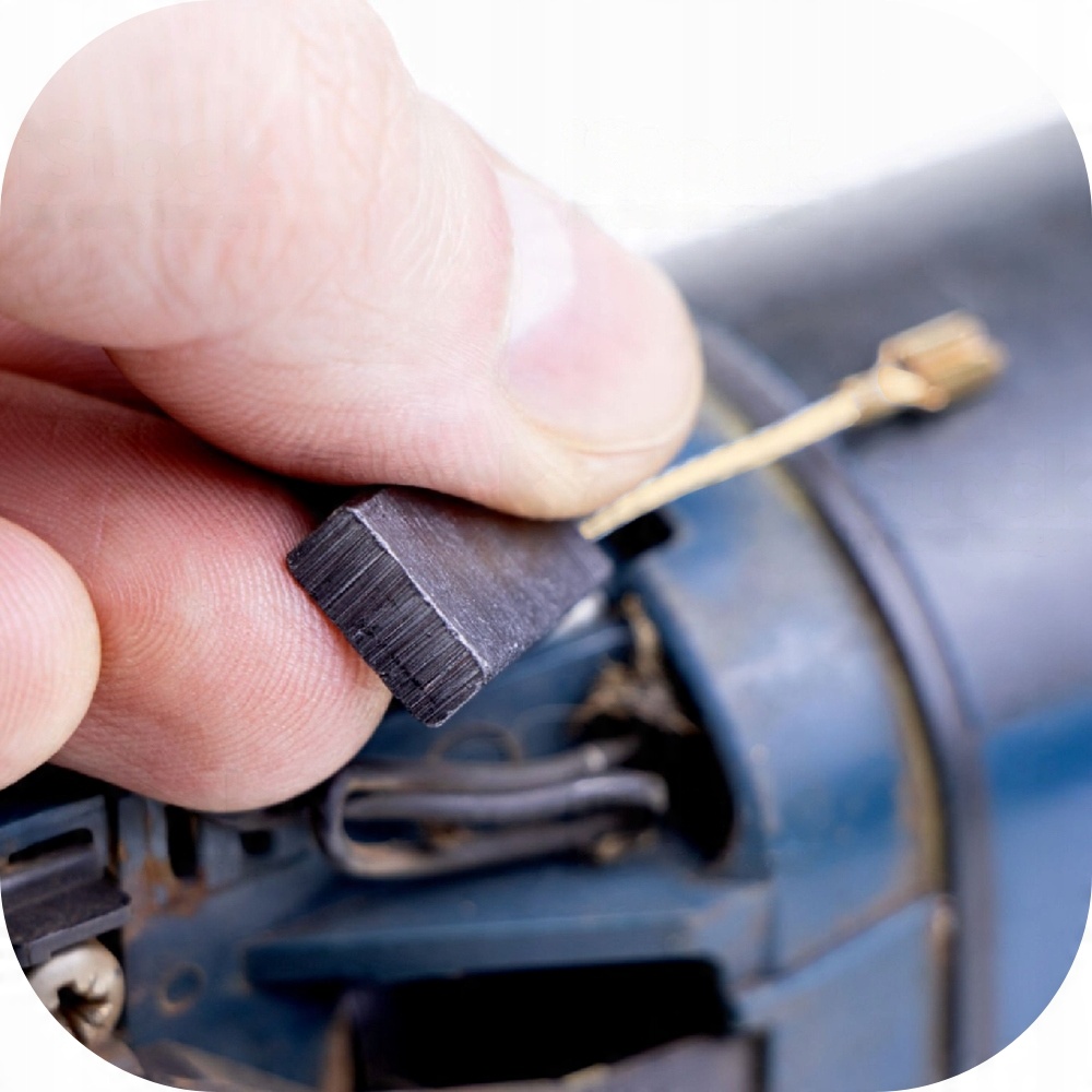 ZESTAW 10szt SZCZOTKI WĘGLOWE DO WIERTARKI SZLIFIERKI 6x9 6x10 7x11 14