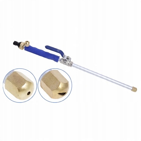 LANCA CIŚNIENIOWA KOŃCÓWKA DO WĘŻA OGRODOWEGO WATER JET 45CM 3