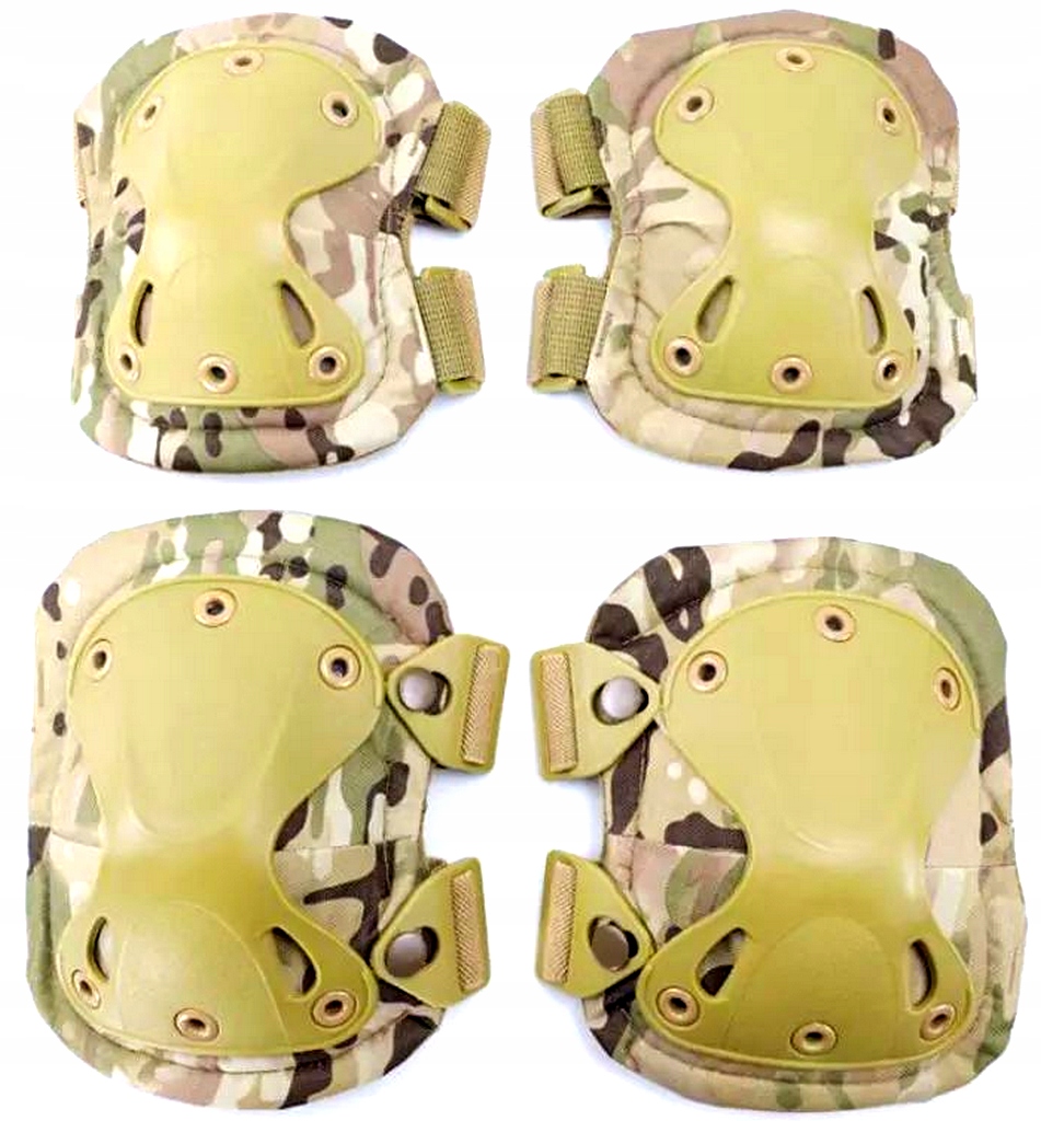 OCHRANIACZE KOLAN I ŁOKCI TAKTYCZNE NAKOLANNIKI OCHRONNE WOJSKOWE ASG 12